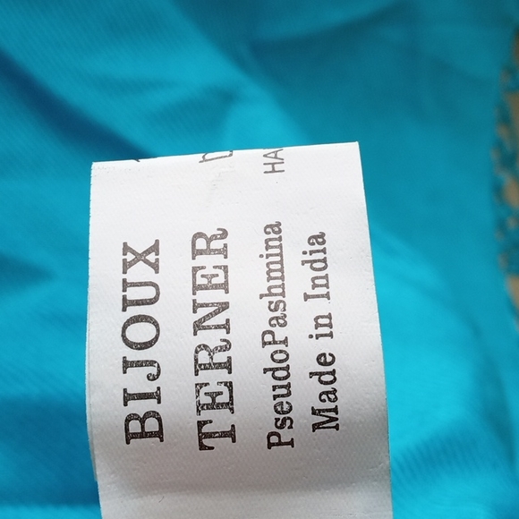 Nwt  bijoux terner  shawl scarf - Picture 3 of 4